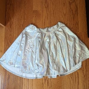 Holographic Skater Skirt